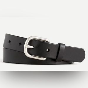 J.Crew black leather belt size S